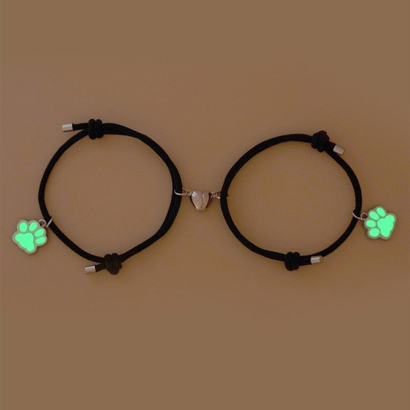 Dog Paw Bracelet for Couple