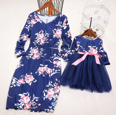 Floral Dress for Mum and Daughter