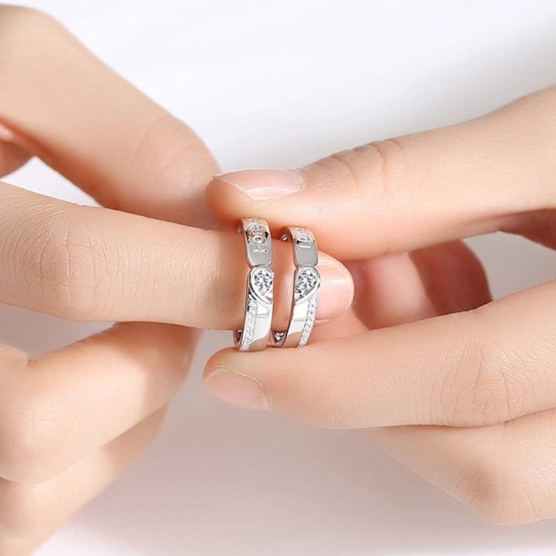 Forever Couple Heart Ring