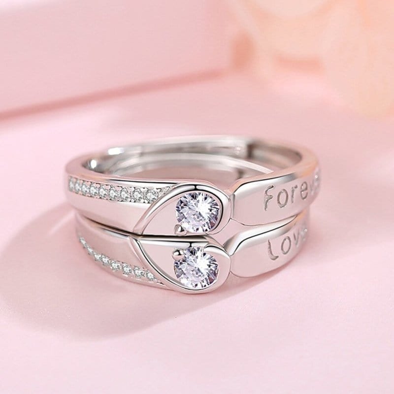 Forever Couple Heart Ring