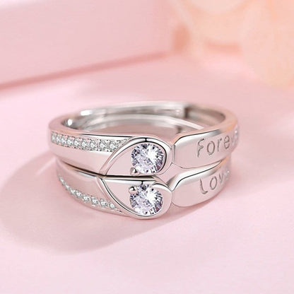 Forever Couple Heart Ring