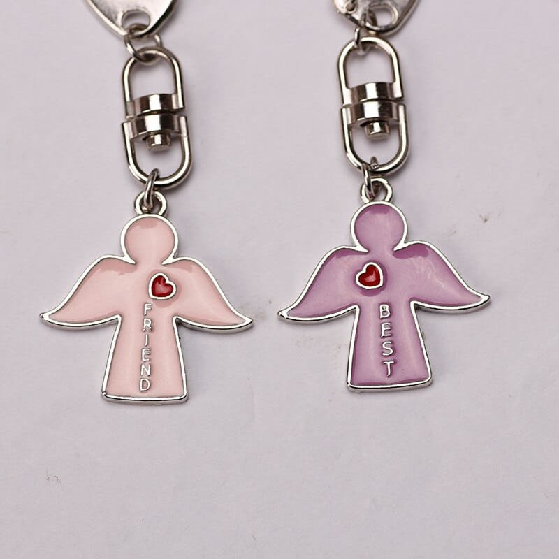 Girl Best Friends Keychain