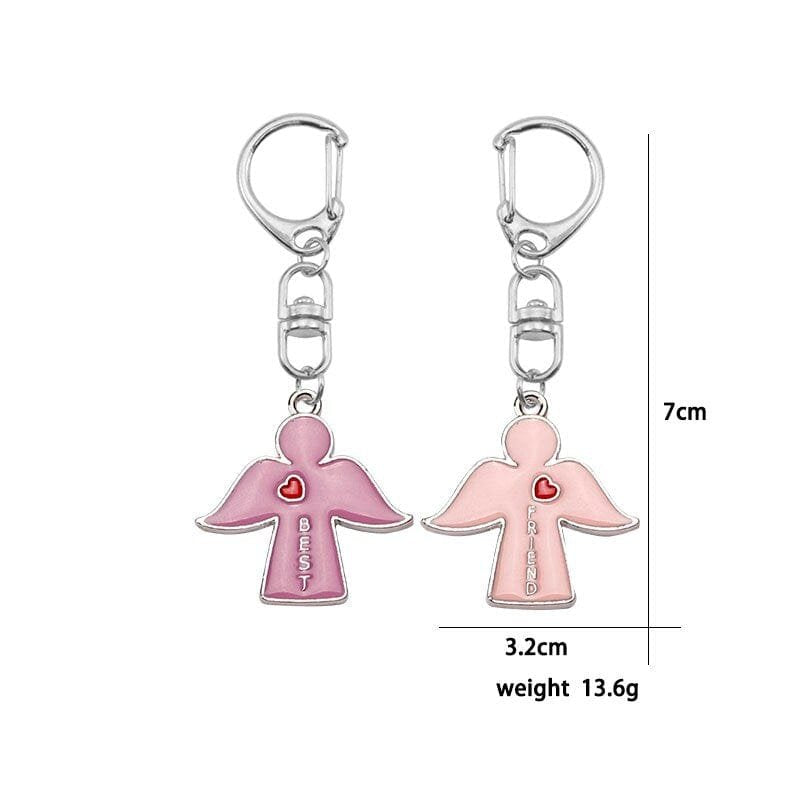 Girl Best Friends Keychain