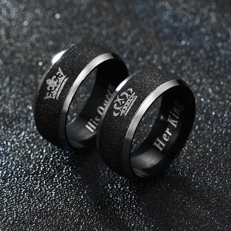 Gothic King & Queen Rings