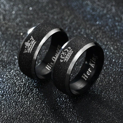 Gothic King & Queen Rings