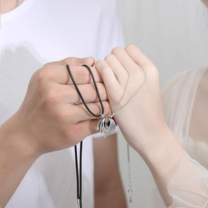 Heart Wing Couple Necklace