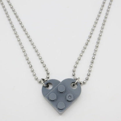 Lego Couple Necklace