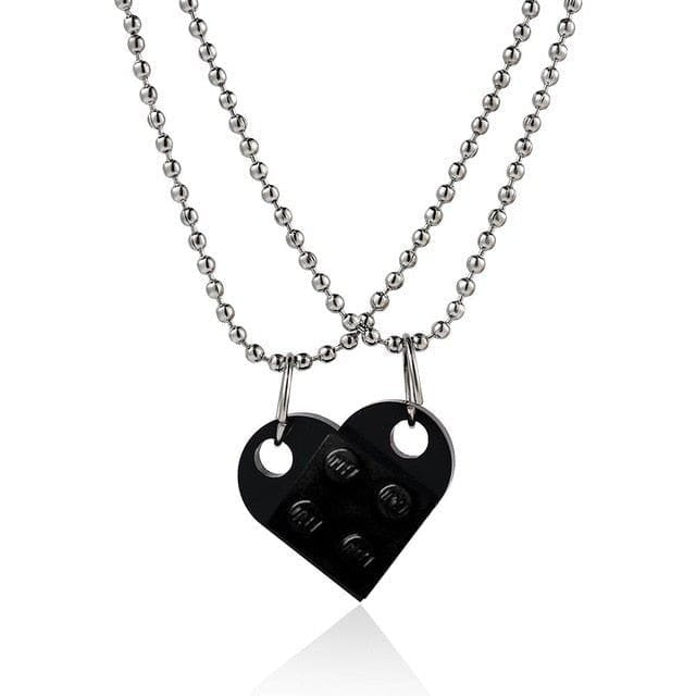 Lego Couple Necklace
