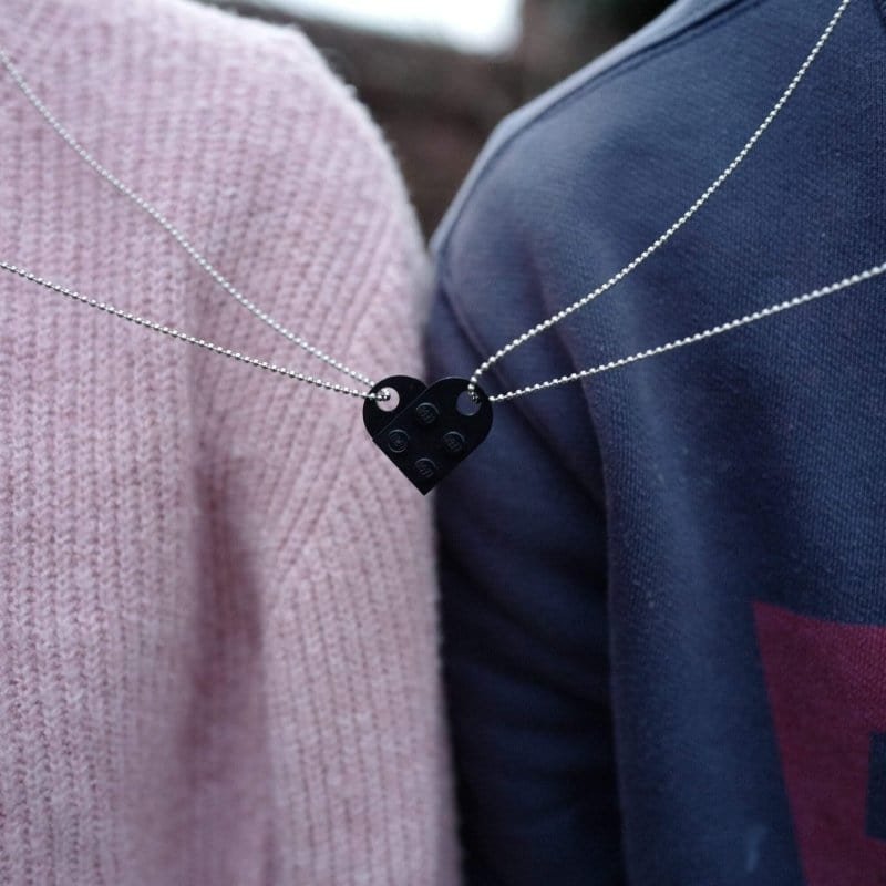Lego Couple Necklace