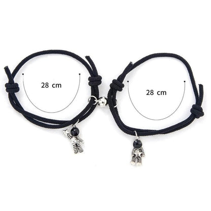 Magnetic Couple Cord Bracelets