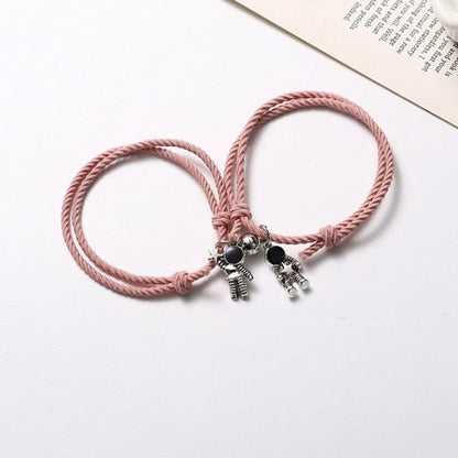 Magnetic Couple Cord Bracelets