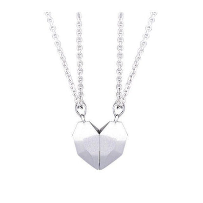 Magnetic Heart Necklaces for Couples