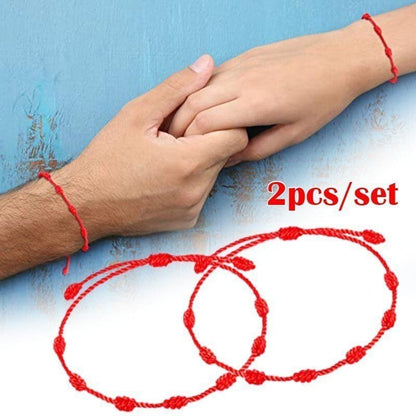 Match Couple Red Bracelets