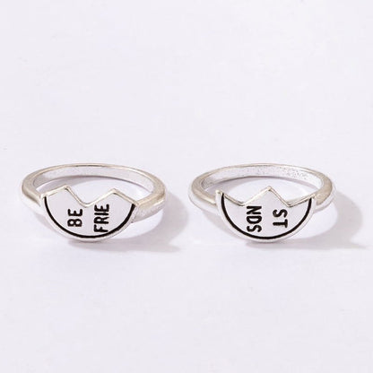 Matching Best Friend Rings