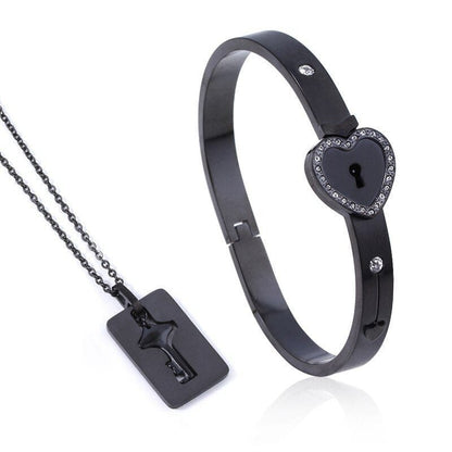 Matching Bracelet and Necklace for Couples