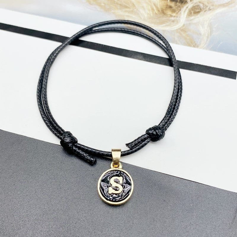 Matching Couple Initial Bracelets