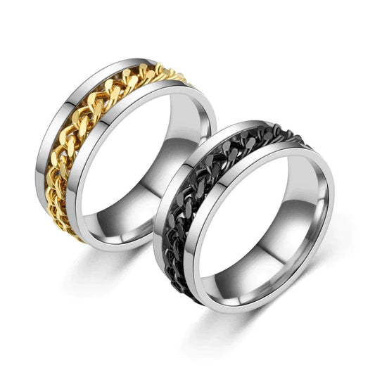 Matching Couple Promise Rings