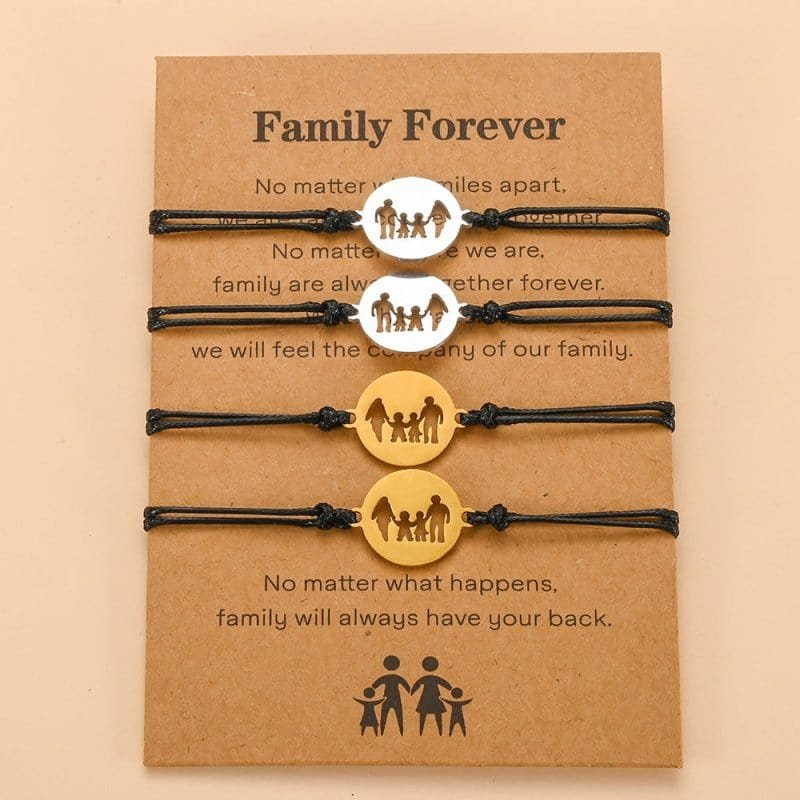 Matching Family Bracelets for 4
