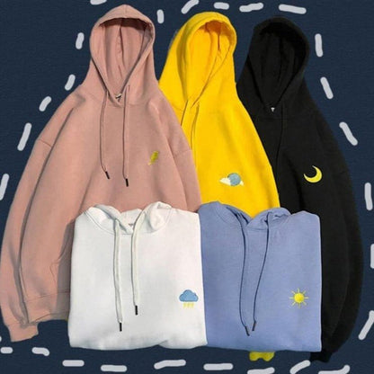 Matching Oversized Hoodies for Couples