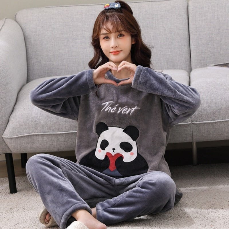 Matching Panda Pajamas for Couples