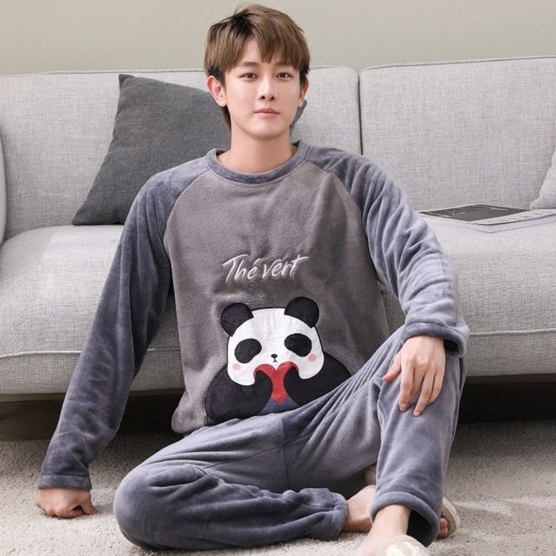 Matching Panda Pajamas for Couples
