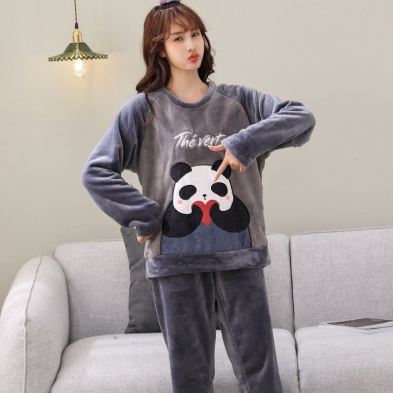 Matching Panda Pajamas for Couples