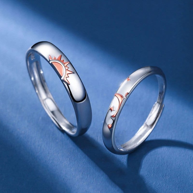 Matching Promise Rings for Couple