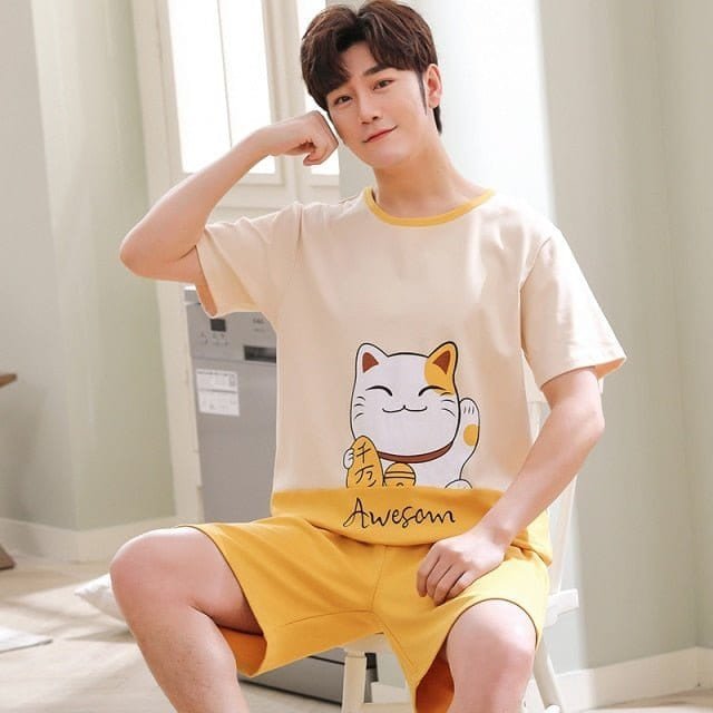 Matching Yellow Pajama for couples