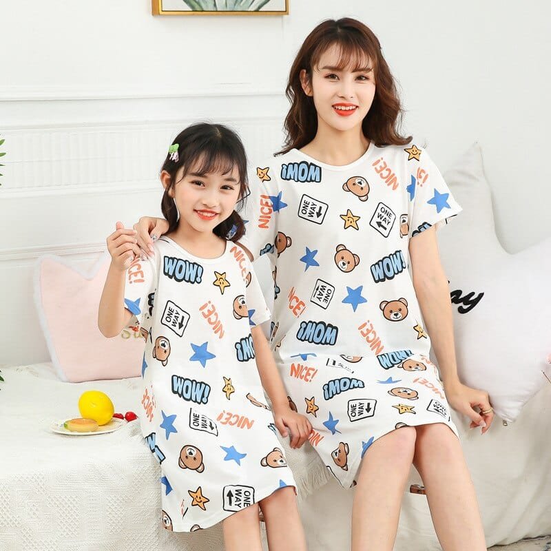 Mom and Daughter Matching Sleepwear