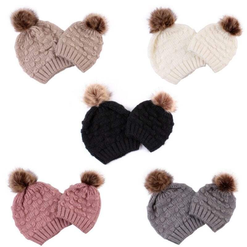Mommy Daughter Beanies