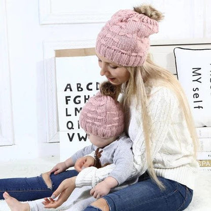 Mommy Daughter Beanies