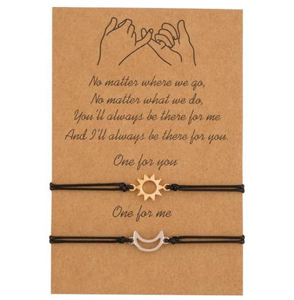 Moon & Sun Couple Bracelet