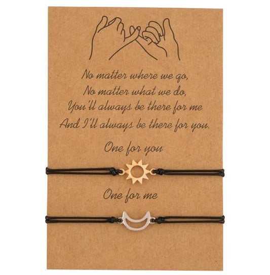 Moon & Sun Couple Bracelet