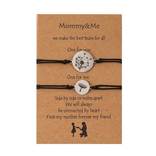 Mother and Daughter Bracelet Set
