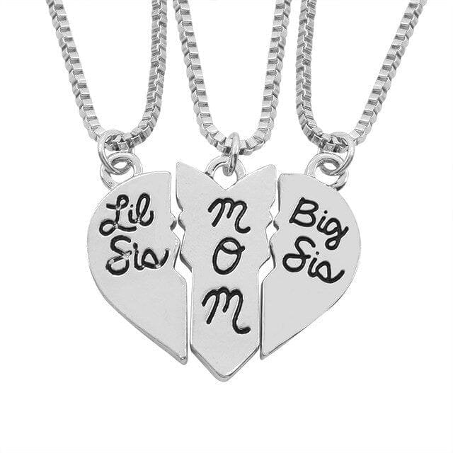 Mother and Two Daughter Necklace