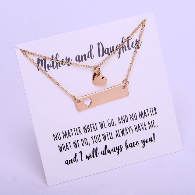 Mother Daughter Matching Necklace Set