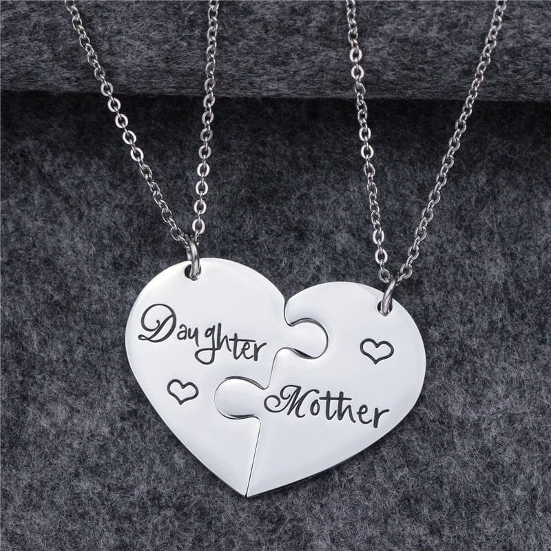 Mother Daughter Split Necklace