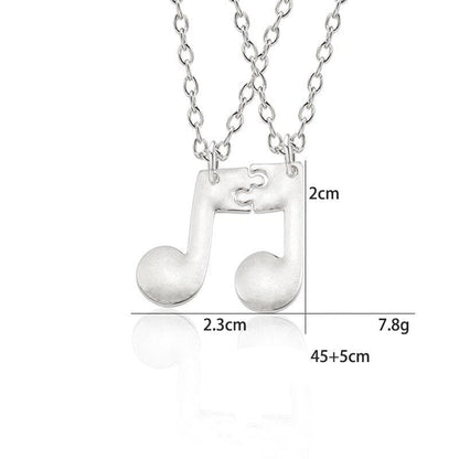 Music Best Friend Necklaces