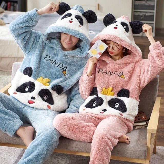 Panda Pajamas Couples