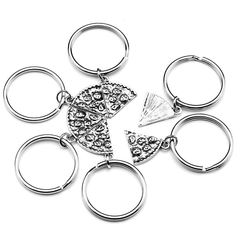 Pizza Best Friend Keychain