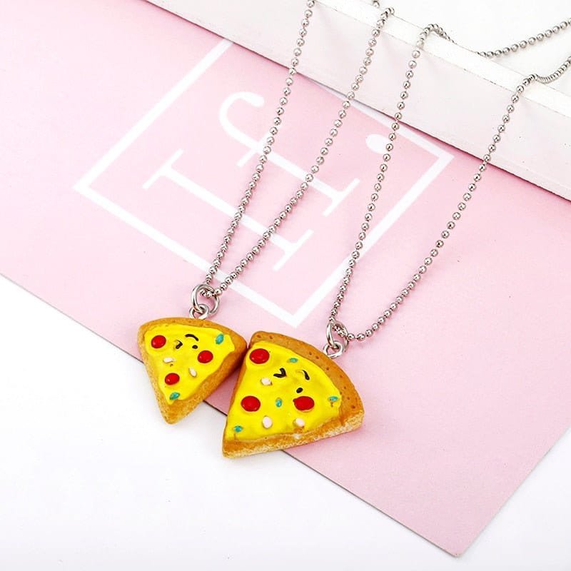 Pizza Slice Best Friend Necklaces