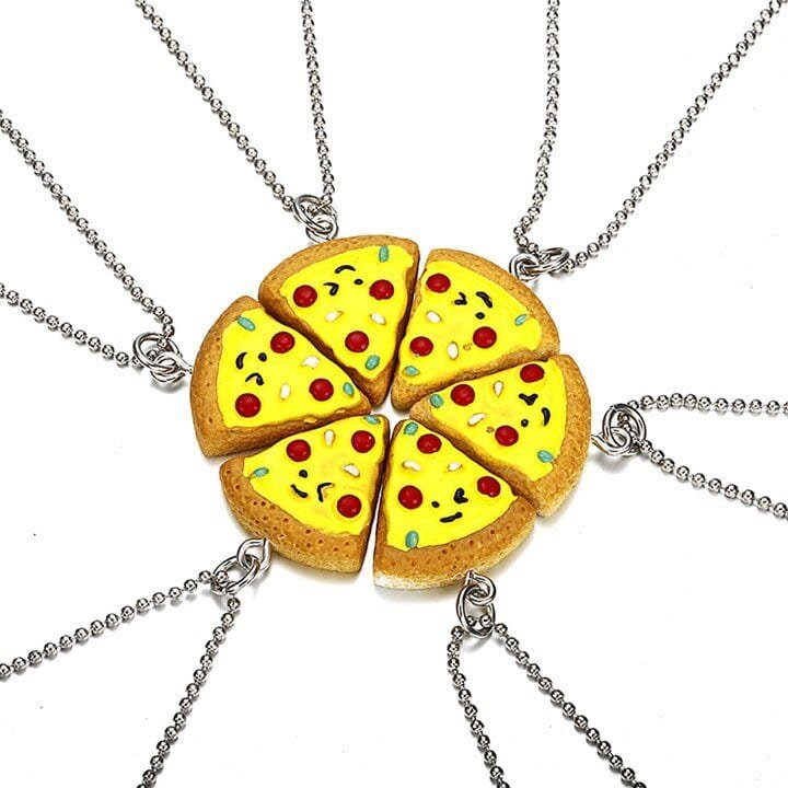 Pizza Slice Best Friend Necklaces