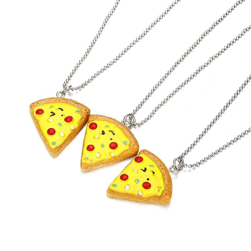 Pizza Slice Best Friend Necklaces
