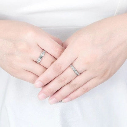 Promise Rings for Couples Silver
