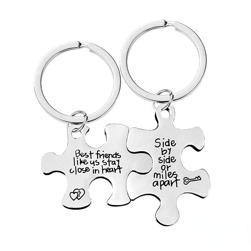Puzzle Best Friend Keychain