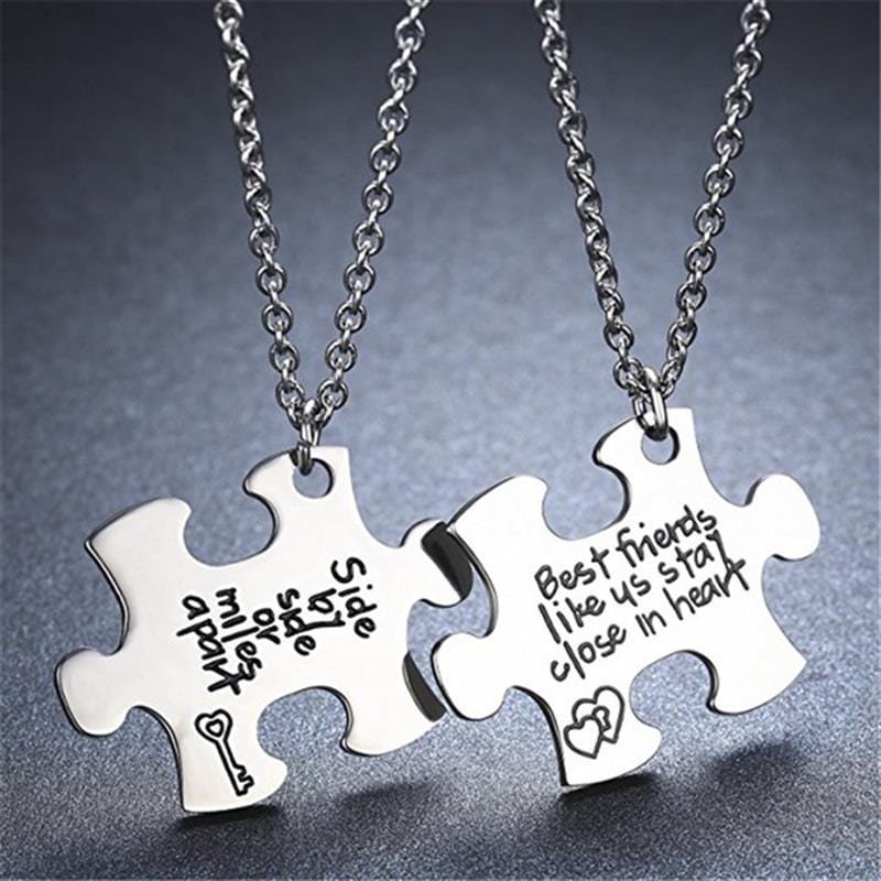 Puzzle Piece Best Friend Necklace