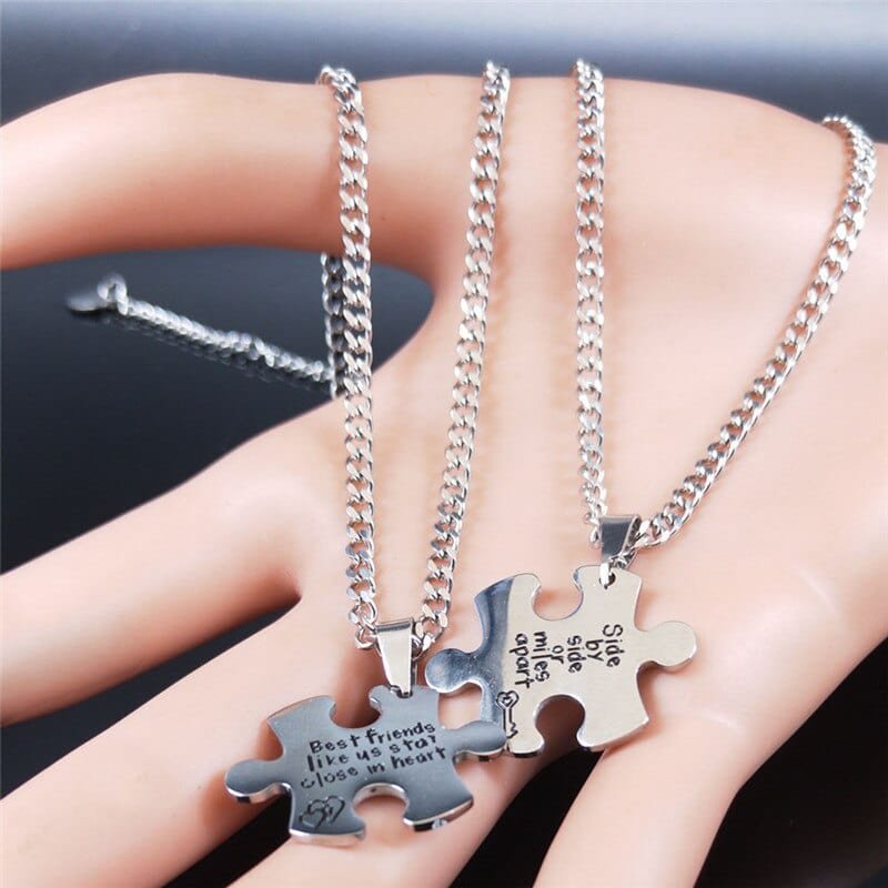 Puzzle Piece Best Friend Necklace