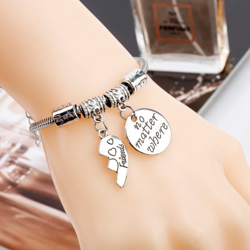 Silver Best Friend Bracelets