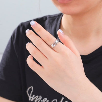 Silver Couple Rings