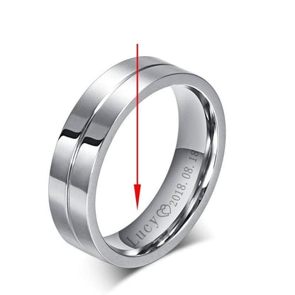 Silver Wedding Rings for Couples